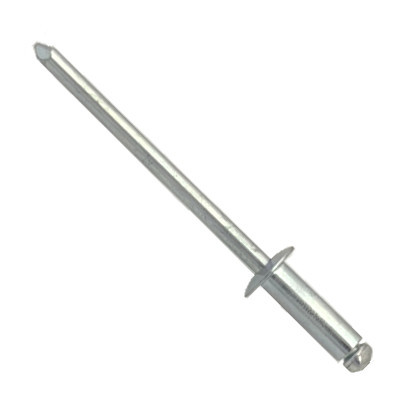 00BAA814 #814 Blind Open Type, Aluminum Rivet, Aluminum Mandrel, Button Head