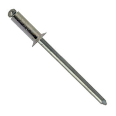 00C0058 #58 Blind Open Type, Steel Zinc Plated Rivet, Steel Zinc Plated Mandrel, Countersunk