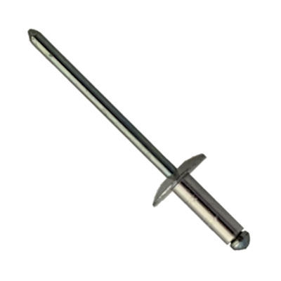 00LSS610 #610 Blind Open Type, Stainless Steel(304) Rivet, Stainless Steel(304) Mandrel, Large Flange