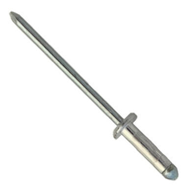 06BA06264 #62-#64 Blind Multigrip, Aluminum Rivet, Steel Zinc Plated Mandrel, Button Head