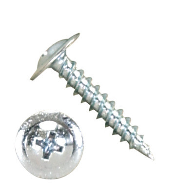 1000MTP0820 #8-15 X 1-1/4 Self-Piercing Screws, Modified Truss Head Phillips, Steel Zinc Plated