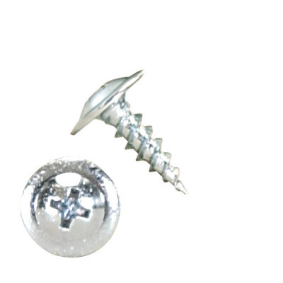 1000MTP0808 #8-15 X 1/2 Self-Piercing Screws, Modified Truss Head Phillips, Steel Zinc Plated