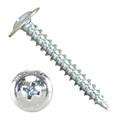 1000MTP0830 #8-15 X 1-7/8 Self-Piercing Screws, Modified Truss Head Phillips, Steel Zinc Plated