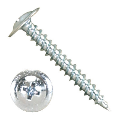 1000MTP0832 #8-15 X 2 Self-Piercing Screws, Modified Truss Head Phillips, Steel Zinc Plated