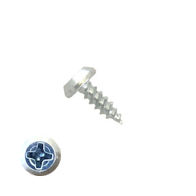 1000PFP0607 #6-18 X 7/16 Self-Piercing Screws, Pan Head Framing Phillips, Steel Zinc Plated