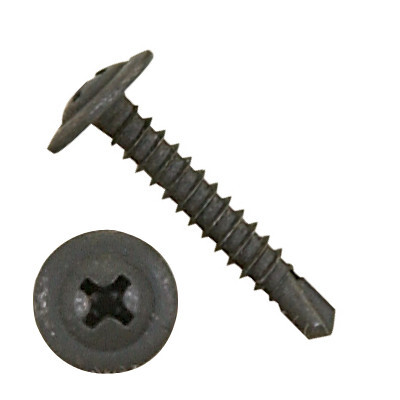 300PMTP0826B2 8-18 X 1 5/8" Self-Drilling Screws #2 Pt Mod Truss Phil Steel Black Phosphate