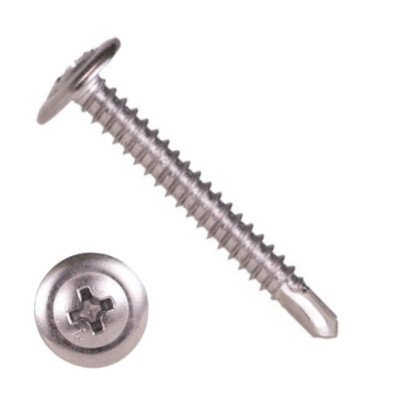 30M0MTP0812B2 8-18 X 3/4" Self-Drilling Screws #2 Pt  Mod Truss Phil 410 Stainless