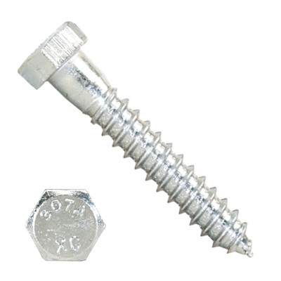 J000HAU5064 1/2" X 4" Hex Lag Screws ZP