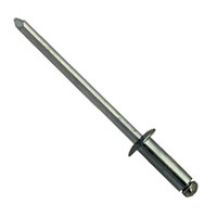 00BS0610 #610 Blind Open Type, Stainless Steel(304) Rivet, Steel Zinc Plated Mandrel, Button Head