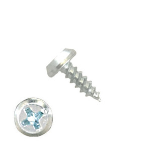 1000PFP0607 #6-18 X 7/16 Self-Piercing Screws, Pan Head Framing Phillips, Steel Zinc Plated