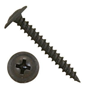 100PMTP0830 #8-15 X 1-7/8 Self-Piercing Screws, Modified Truss Head Phillips, Carbon Steel, Black Phosphate