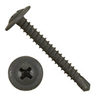 300PMTP0848B2 8-18 X 3" Self-Drilling Screws #2 Pt Mod Truss Phil Steel Black Phosphate