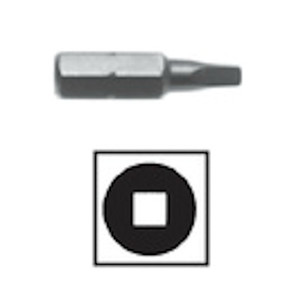 BIR116 Bit Insert 1/4" Shk #1 Square 1" Oal