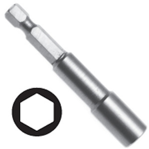 BPH0464 Bit Pwr 1/4" Shk 1/4" X 4" Mag Nutsetter