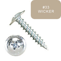 P1000MTP081233 8 X 3/4" Self-Piercing Screws, Modified Truss Phillips, Steel Zinc Plated, Wicker