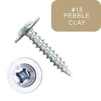 P1000UTQ081215 8 X 3/4" Self-Piercing Screws, Ultra-Wide Mod Truss, Phillips/Square, Zinc Plated, Pebble Clay