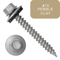 P1011N5U092415 9 X 1 1/2" Self-Piercing Screws, 1/4" Tall IHWH Unsl, Fillet, Sealing, Cer Silver 1000Hr, Pebble Cly