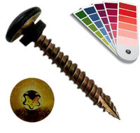 P1402NNT102499 #10-16 X 1-1/2 Self-Piercing Screws, Truss 6-Lobe, Seal Wsher, Hi-Lo, Ty 17, Yell Zinc Custom Paint