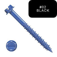 P501BH1S102802 3/16" X 2 1/4" Concrete IHWH Sl Cer Blue 500 Hr  Black
